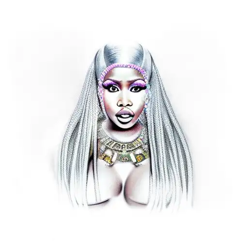 nicki minaj fuck drake tattoo design idea