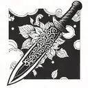 guts sword tattoo tattoo design idea