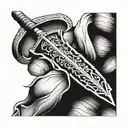 guts sword tattoo tattoo design idea