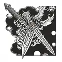 guts sword tattoo tattoo design idea