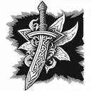 guts sword tattoo tattoo design idea