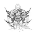 gurren Lagann tattoo design idea