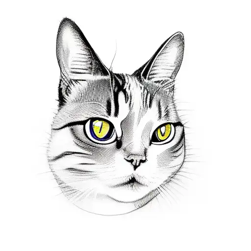 alice in wonderland cat tattoo design idea