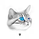 alice in wonderland cat tattoo design idea