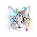 alice in wonderland cat tattoo design idea