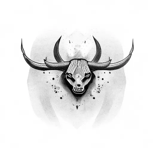 radiohead minotaur amnesiac tattoo design idea