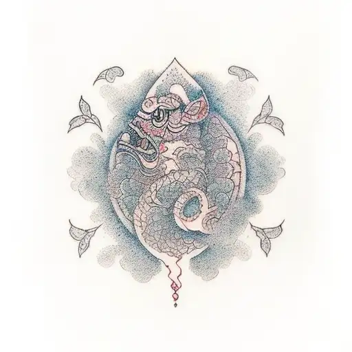 Mulberry and sunlight tattoo design idea