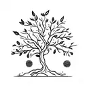 Mulberry Tree tattoo design idea