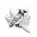crows cartel and train tattoo design idea