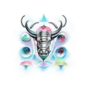 tauro tattoo design idea