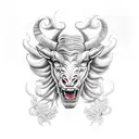 tauro tattoo design idea