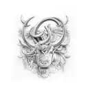 tauro tattoo design idea