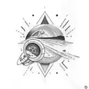 nasa tattoo design idea