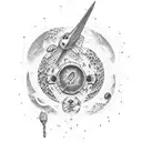 nasa tattoo design idea