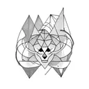 snowboard tattoo design idea