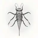 grasshopper tattoo design idea