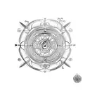 croix occitane  tattoo design idea