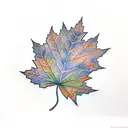 Maple Leaf tattoo design idea