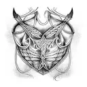 middle ages chest tattoo tattoo design idea