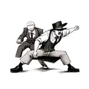 gangster tattoo design idea