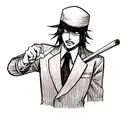 gangster tattoo design idea
