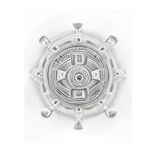 colombian sombrero tattoo design idea