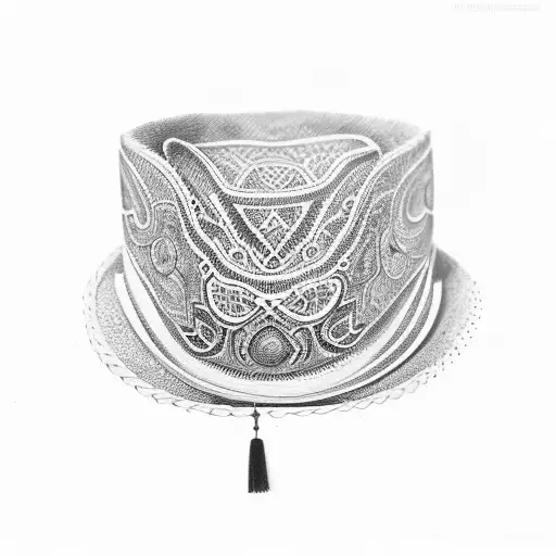 colombian sombrero tattoo design idea
