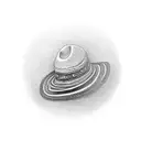 sombrero colombia tattoo design idea