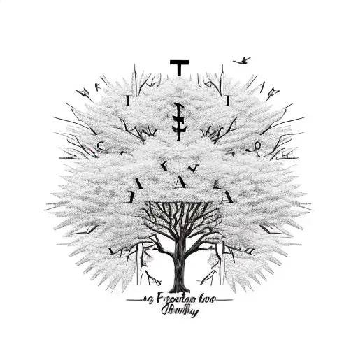 A family tree with branches representing different countries you've visited, each with a unique symbol or landmark tattoo design idea