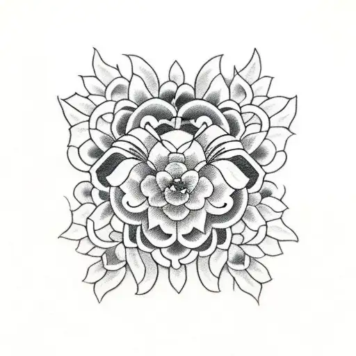 My Mothers name "Elena" with something symbolic to maternal love but in gothic style tattoo design idea