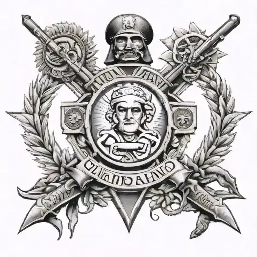 Turkish commando tattoo design idea