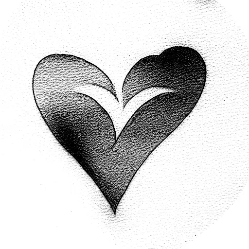 a small tattoo of 2 chevrons pointing left followed by a heart on the forearm tattoo design idea