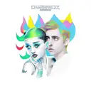 Combine elements from Charlixcx's Pop 2 album with Ariana Grande's Eternal Sunshine album in a new-school style tattoo tattoo design idea