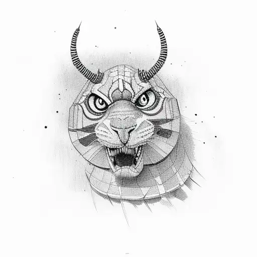 dad mom boy tattoo design idea