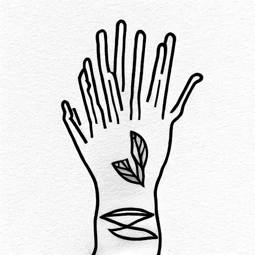 winter boy written on a hand tattoo design idea