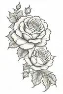 Rose tattoo tattoo design idea