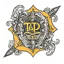 tau gamma phi logo tattoo design idea