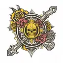 tau gamma phi logo tattoo design idea