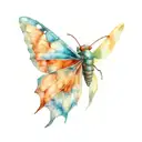 Cicada wings tattoo design idea