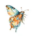 Cicada wings tattoo design idea