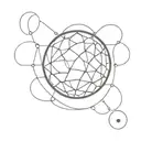 disco ball tattoo design idea