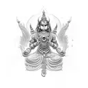 Vishnu  tattoo design idea