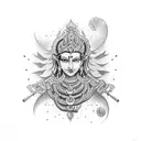 Vishnu  tattoo design idea