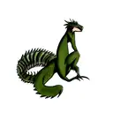 basilisk tattoo design idea
