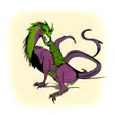 basilisk tattoo design idea