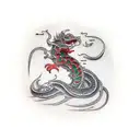 basilisk tattoo design idea