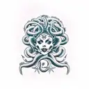 spine tattoo medusa  tattoo design idea