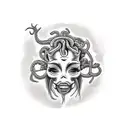 spine tattoo medusa  tattoo design idea