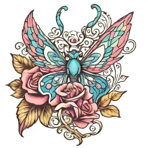 bisexuality tattoo design idea