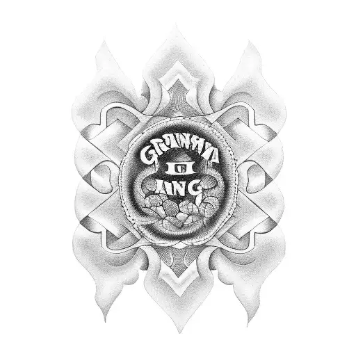 Incorporate my grandma's name penny tattoo tattoo design idea